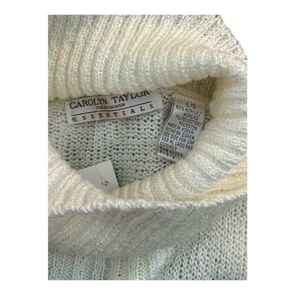 Carolyn Taylor Essentials Women's Large Turtleneck Sweater Large Multicolor NWT‎ - Picture 4 of 6
